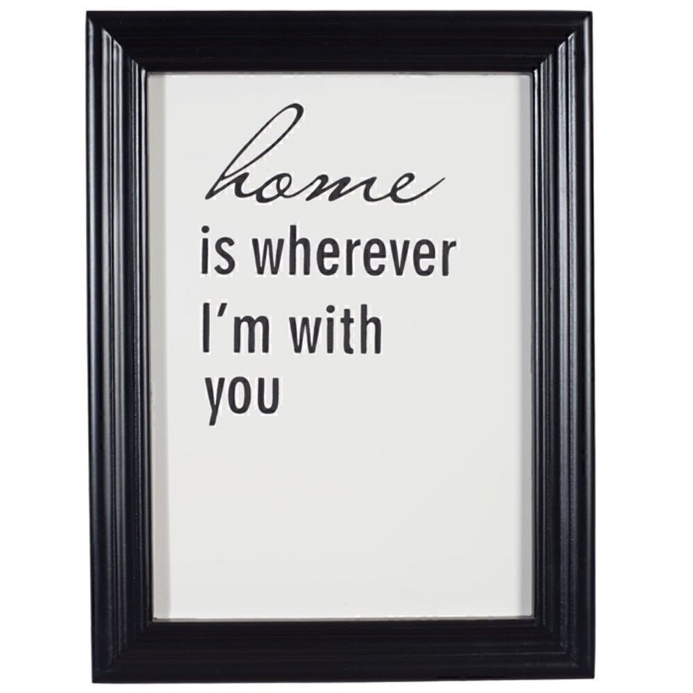 NEW Farmhouse Script HOME Framed Print Shabby Chic Decor Cottagecore